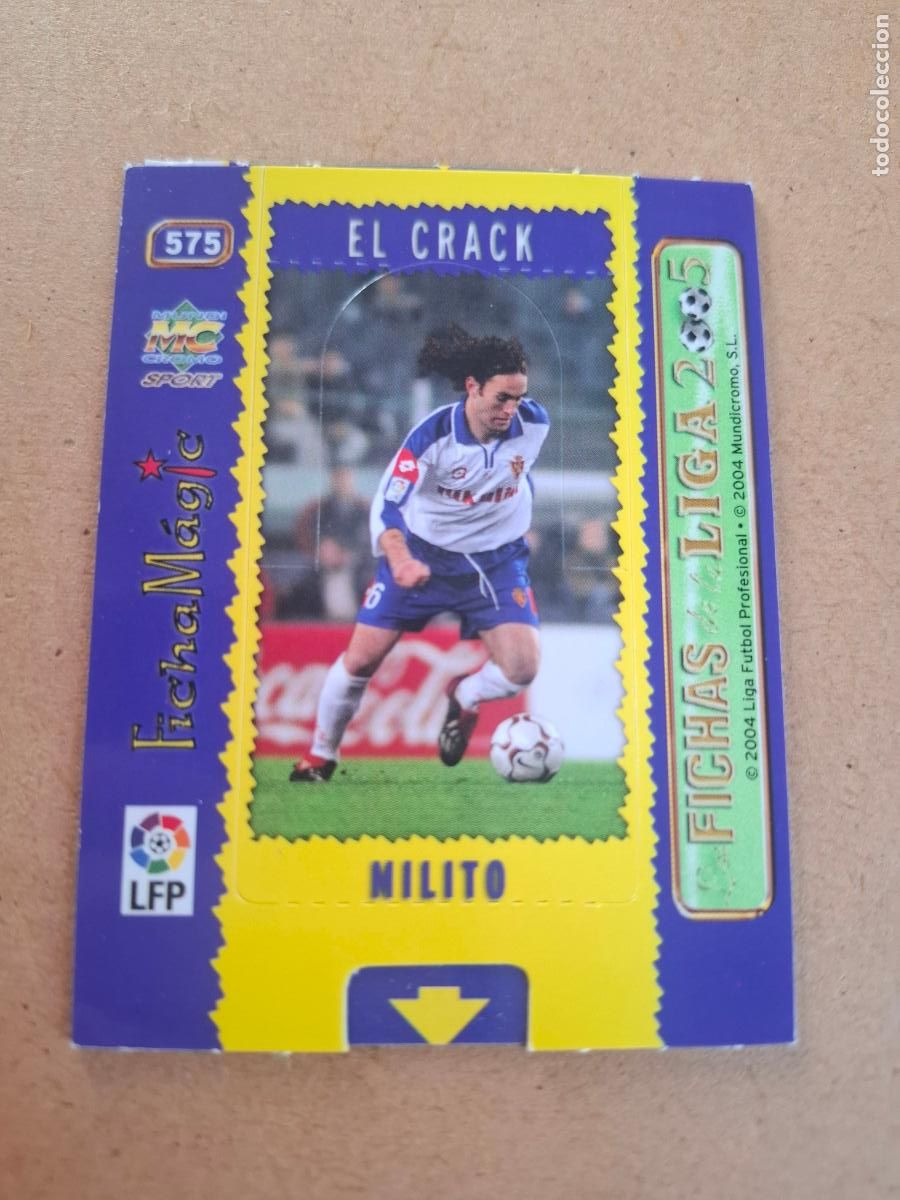 Cromos de f&uacute;tbol: MUNDICROMO 2004 2005 04 05 - 575 MILITO ( MAGIC CARD ) - REAL ZARAGOZA