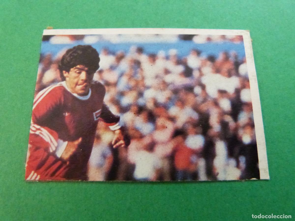 Cromos de f&uacute;tbol: CROMO FUTBOL MARADONA ARGENTINA N&ordm; 9 FUTBOLISTAS EN ACCI&Oacute;N DESPEGADO LIGA ESTE 1980-1981/80-81