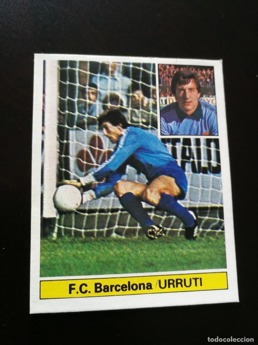 Cartes &agrave; collectionner de Football: Urruti FC Barcelona, versi&oacute;n dif&iacute;cil, Este 81/82, 1981-1982 despegado buen estado