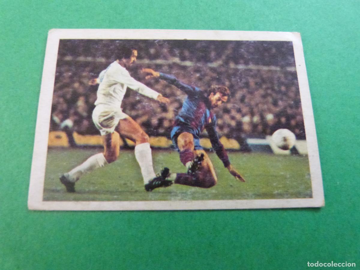 Football Stickers: CROMO FUTBOL STIELIKE REAL MADRID N&ordm; 16 FUTBOLISTAS EN ACCI&Oacute;N DESPEGADO LIGA ESTE 1980-1981/80-81