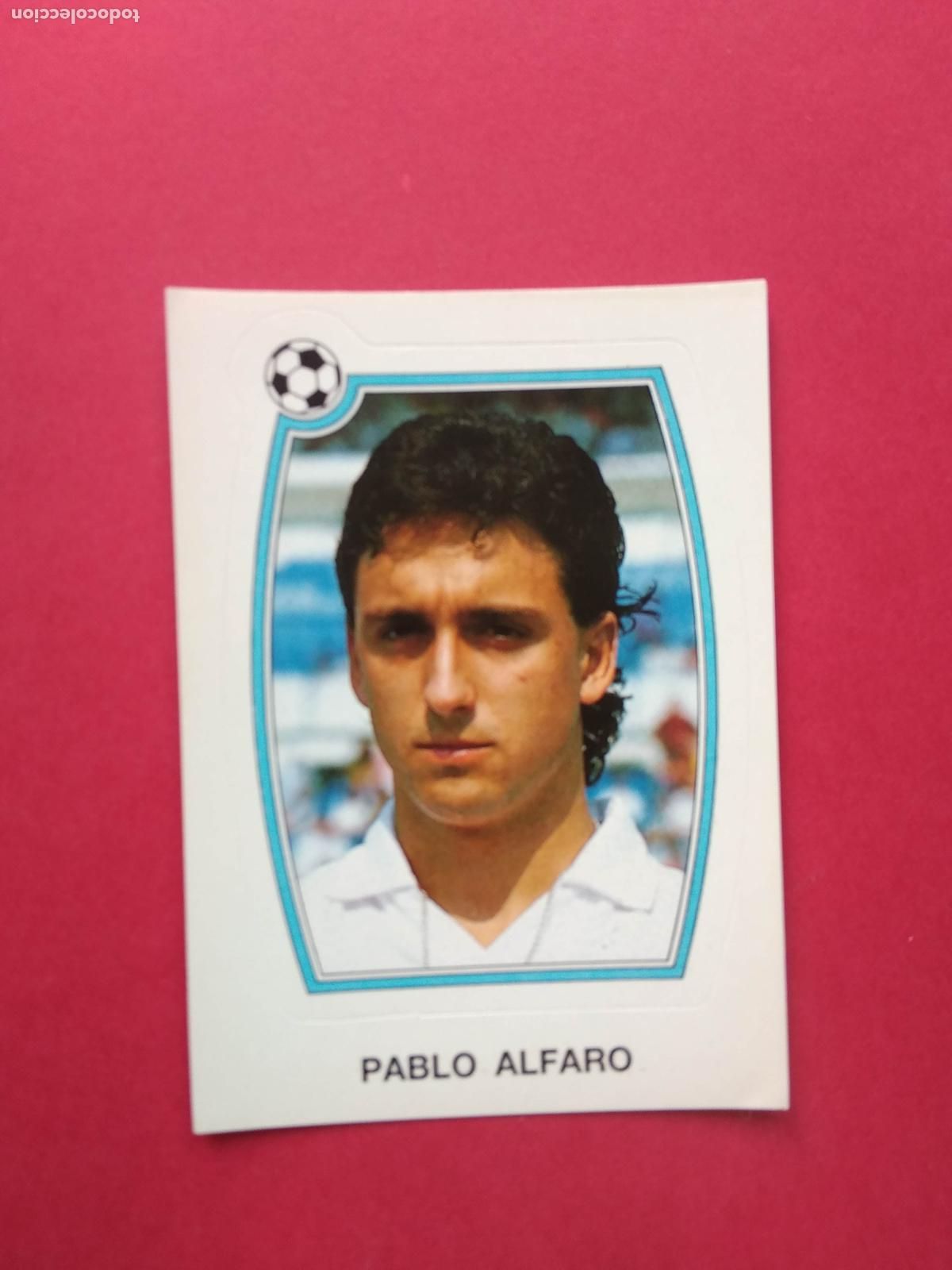 Football Stickers: PANINI FUTBOL ESTRELLAS DE LA LIGA 92 93 1992 1993 CROMO NUNCA PEGADO N&ordm; 86 PABLO ALFARO
