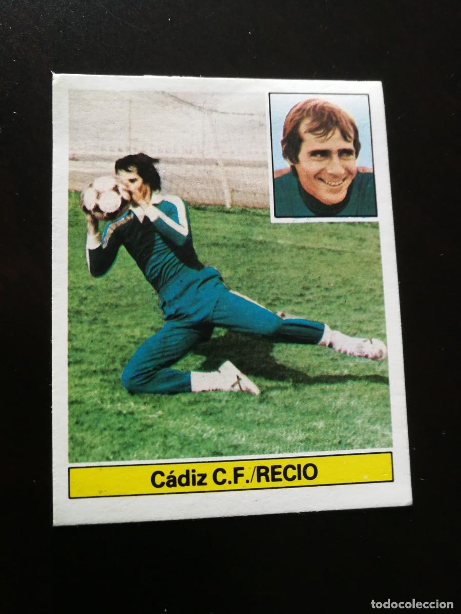 Cartes &agrave; collectionner de Football: Recio Baja C&aacute;diz CF, Este 81/82, 1981-1982 despegado buen estado