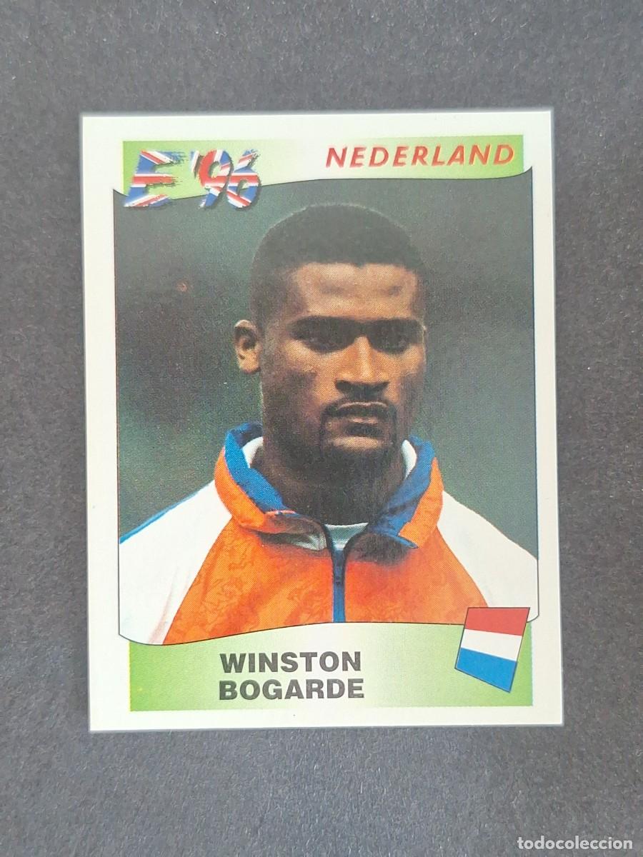 Football Stickers: L3 WINSTON BOGARDE SELECCION HOLANDA 80 EUROCOPA 1996 EURO 96 PANINI NUNCA PEGADO SIN PEGAR
