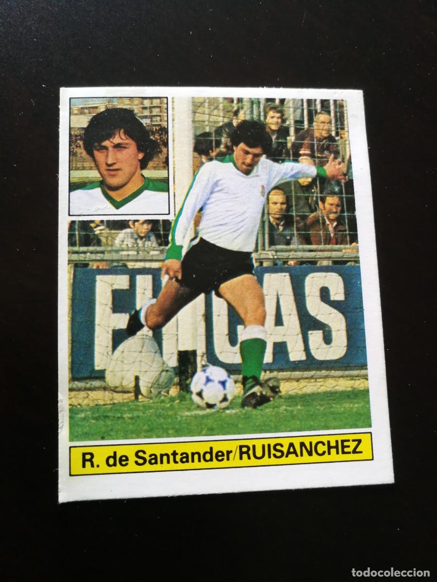 Cartes &agrave; collectionner de Football: Ruis&aacute;nchez Baja Racing de Santander, Este 81/82, 1981-1982 despegado buen estado