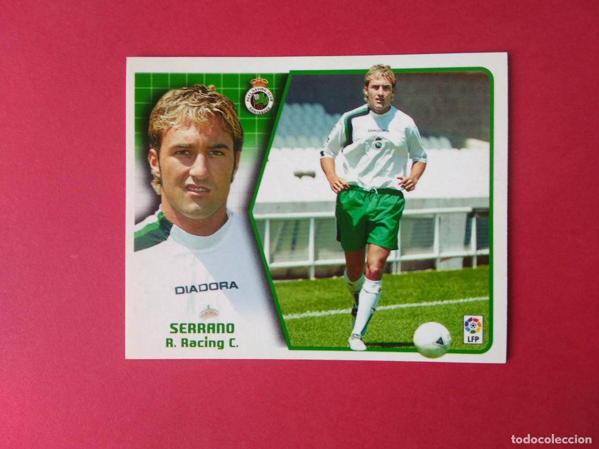 Cromos de f&uacute;tbol: EDICIONES ESTE LIGA 05 06 2005 2006 CROMO NUNCA PEGADO COLOCA RACING DE SANTANDER , SERRANO