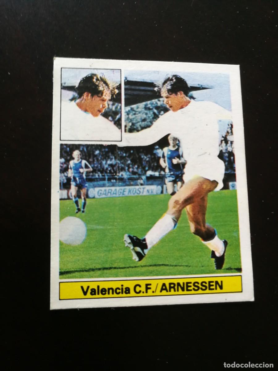 Cartes &agrave; collectionner de Football: Arnessen Valencia CF Fichaje n&ordm;9 versi&oacute;n dificil, Este 81/82, 1981-1982 despegado buen estado