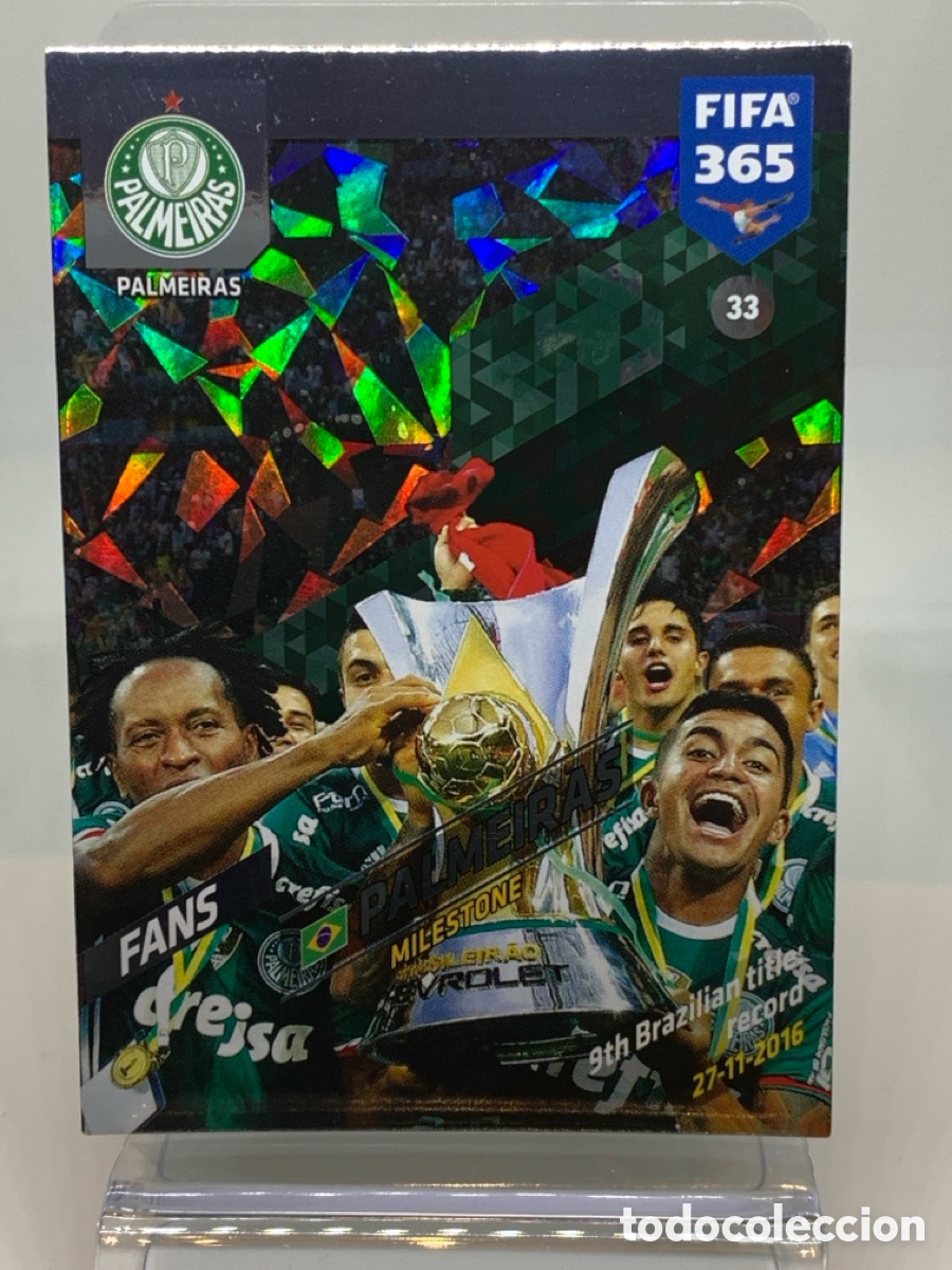 Football Stickers: 33 Palmeiras Palmeiras FANS: Milestone ADRENALYN XL FIFA 365 2017 2018 17 18 Nordic Edition