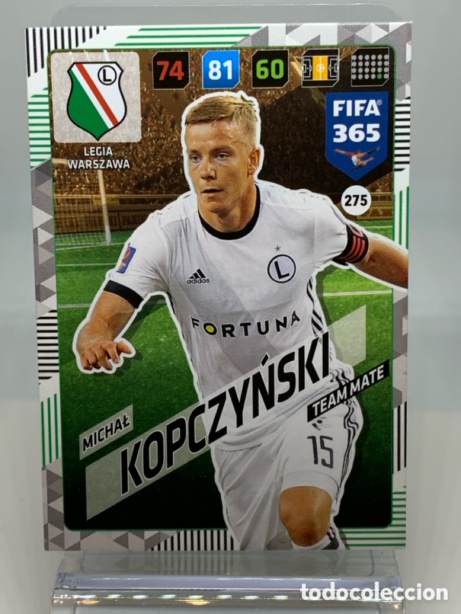 Football Stickers: 275 Micha? Kopczy?ski Legia Warszawa ADRENALYN XL FIFA 365 2017 2018 17 18 Nordic Edition