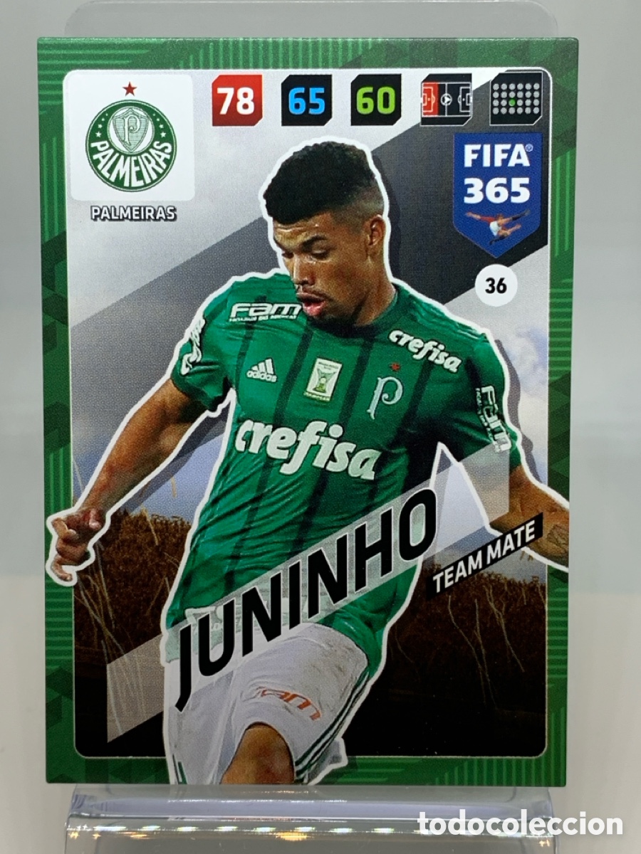 Fu&szlig;ball-Sticker: 36 Juninho Palmeiras ADRENALYN XL FIFA 365 2017 2018 17 18 Nordic Edition