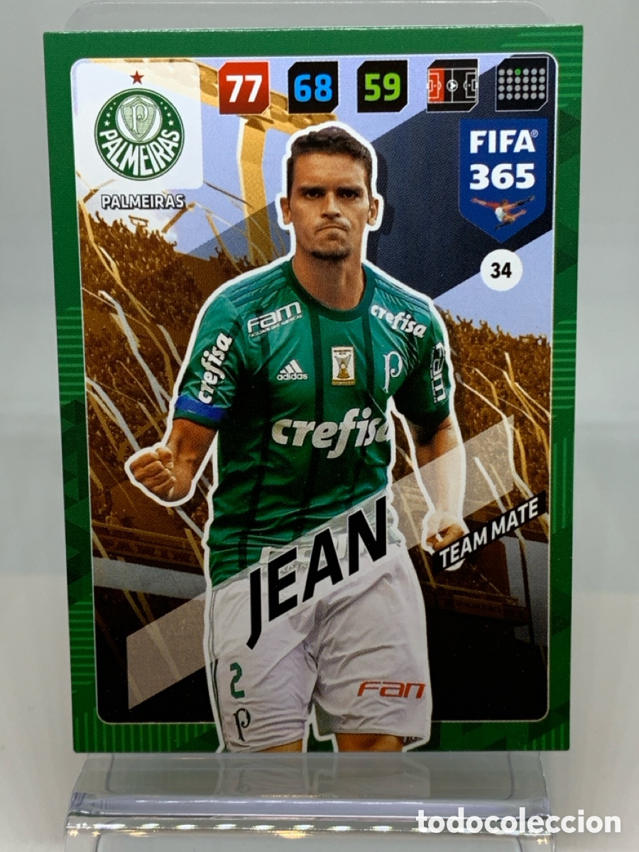 Fu&szlig;ball-Sticker: 34 Jean Palmeiras ADRENALYN XL FIFA 365 2017 2018 17 18 Nordic Edition