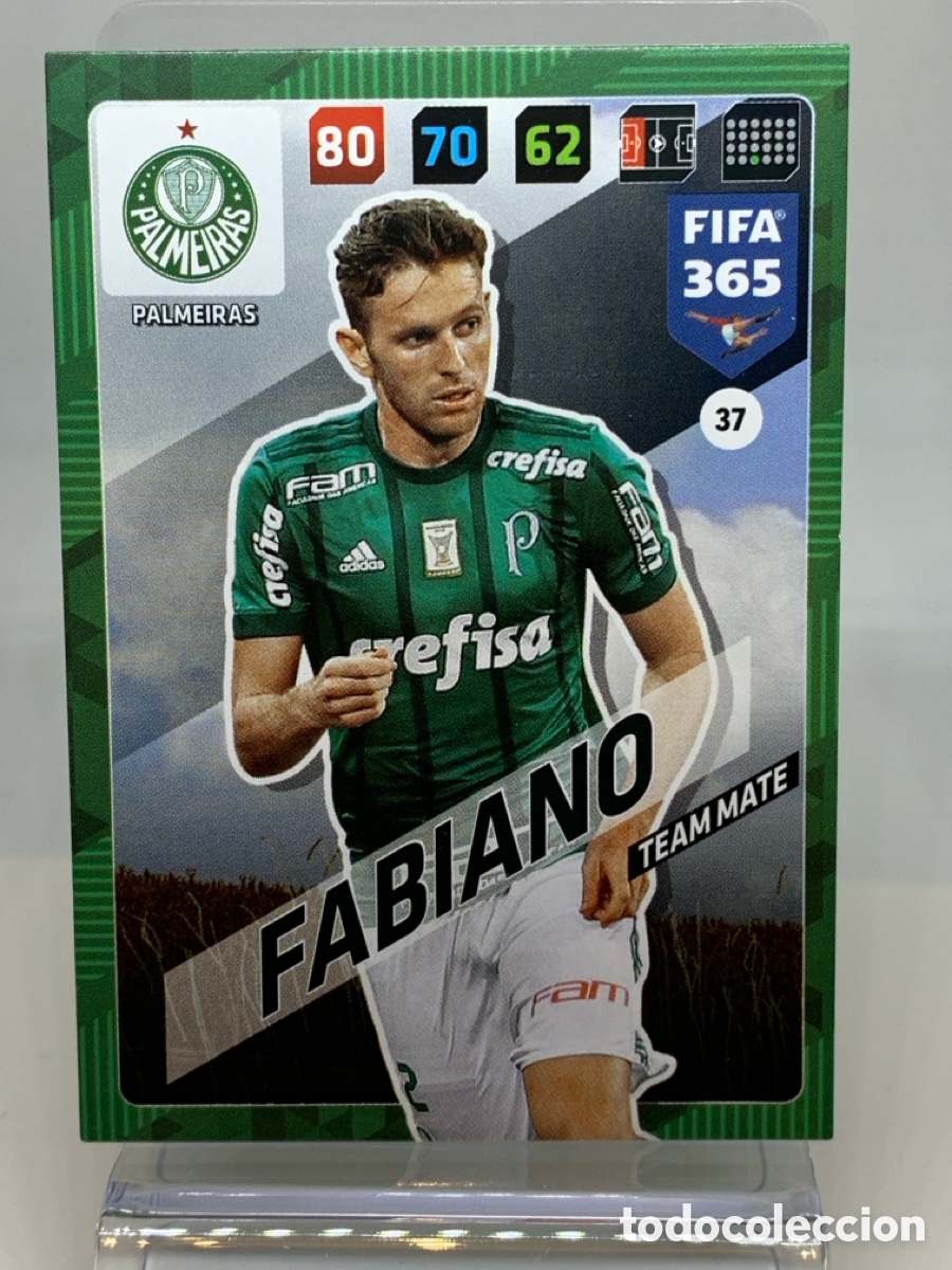 Fu&szlig;ball-Sticker: 37 Fabiano Palmeiras ADRENALYN XL FIFA 365 2017 2018 17 18 Nordic Edition