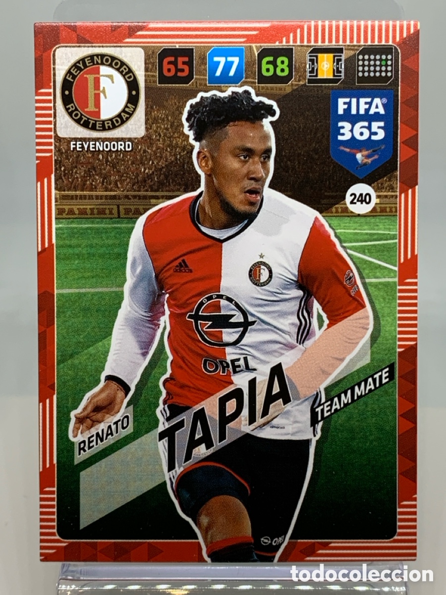Fu&szlig;ball-Sticker: 240 Renato Tapia Feyenoord ADRENALYN XL FIFA 365 2017 2018 17 18 Nordic Edition