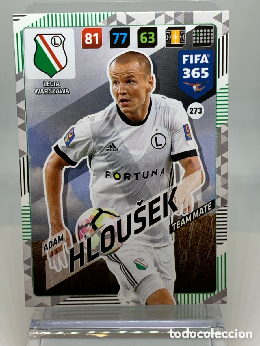Fu&szlig;ball-Sticker: 273 Adam Hlou�sek Legia Warszawa ADRENALYN XL FIFA 365 2017 2018 17 18 Nordic Edition