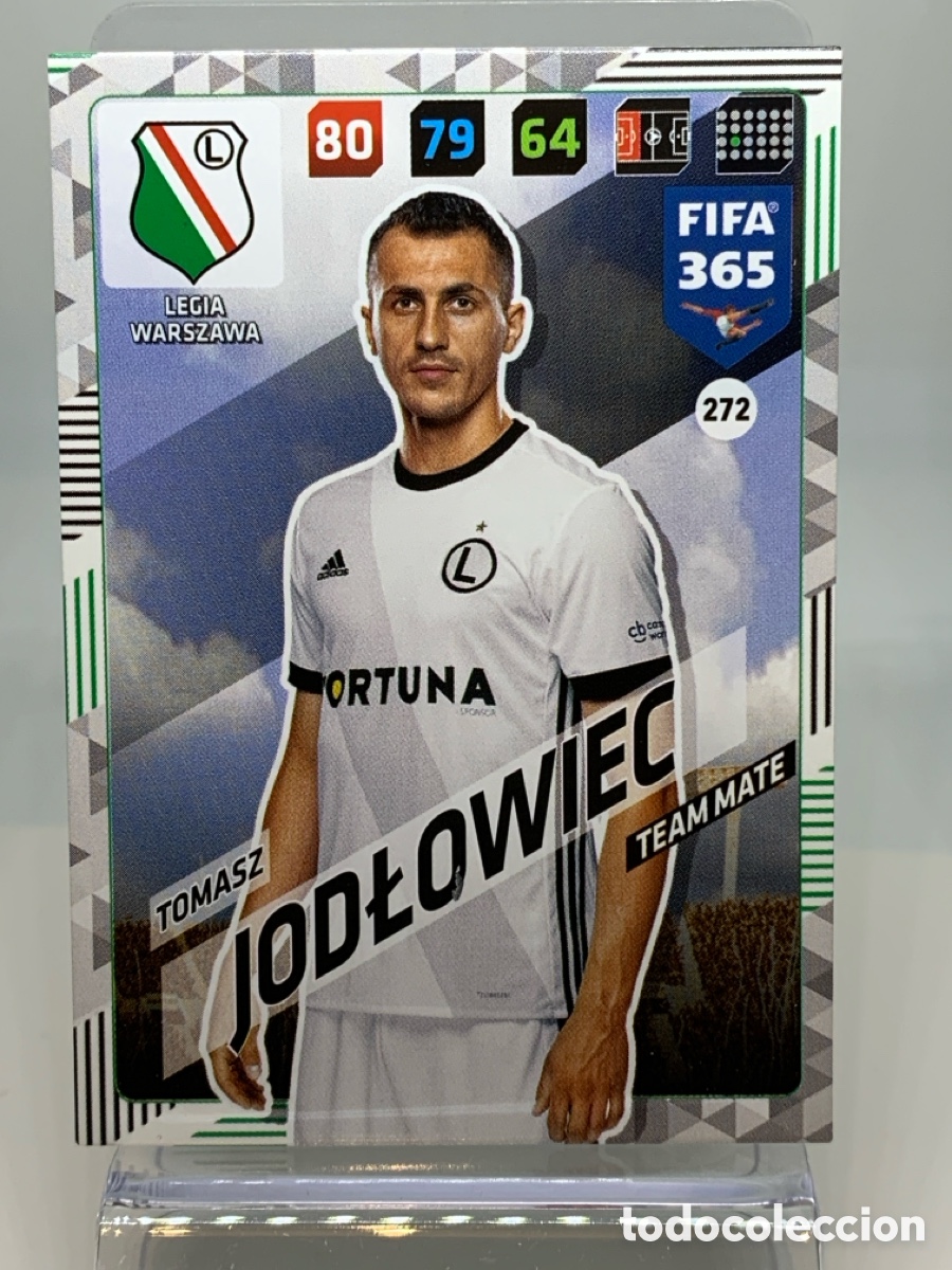 Fu&szlig;ball-Sticker: 272 Tomasz Jod?owiec Legia Warszawa ADRENALYN XL FIFA 365 2017 2018 17 18 Nordic Edition