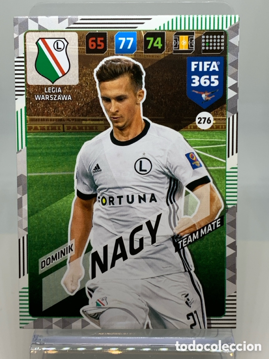 Fu&szlig;ball-Sticker: 276 Dominik Nagy Legia Warszawa ADRENALYN XL FIFA 365 2017 2018 17 18 Nordic Edition