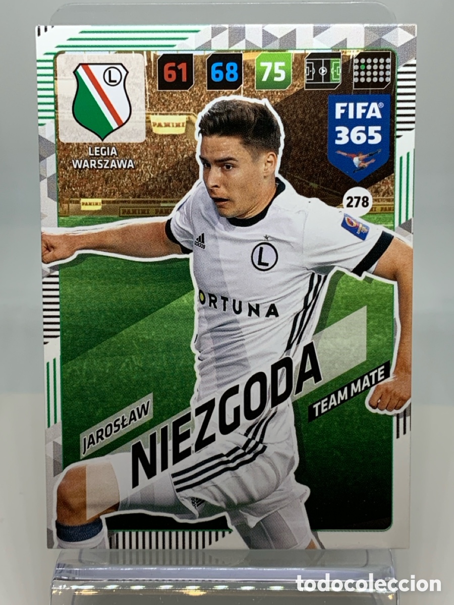Fu&szlig;ball-Sticker: 278 Jaros?aw Niezgoda Legia Warszawa ADRENALYN XL FIFA 365 2017 2018 17 18 Nordic Edition