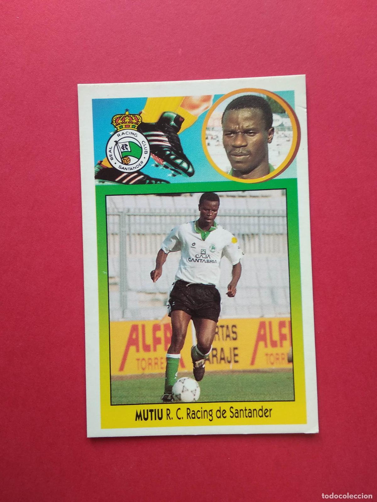 Cromos de f&uacute;tbol: EDICIONES ESTE LIGA 93 94 1993 1994 CROMO DE CARTON NUNCA PEGADO RACING DE SANTANDER , MUTIU