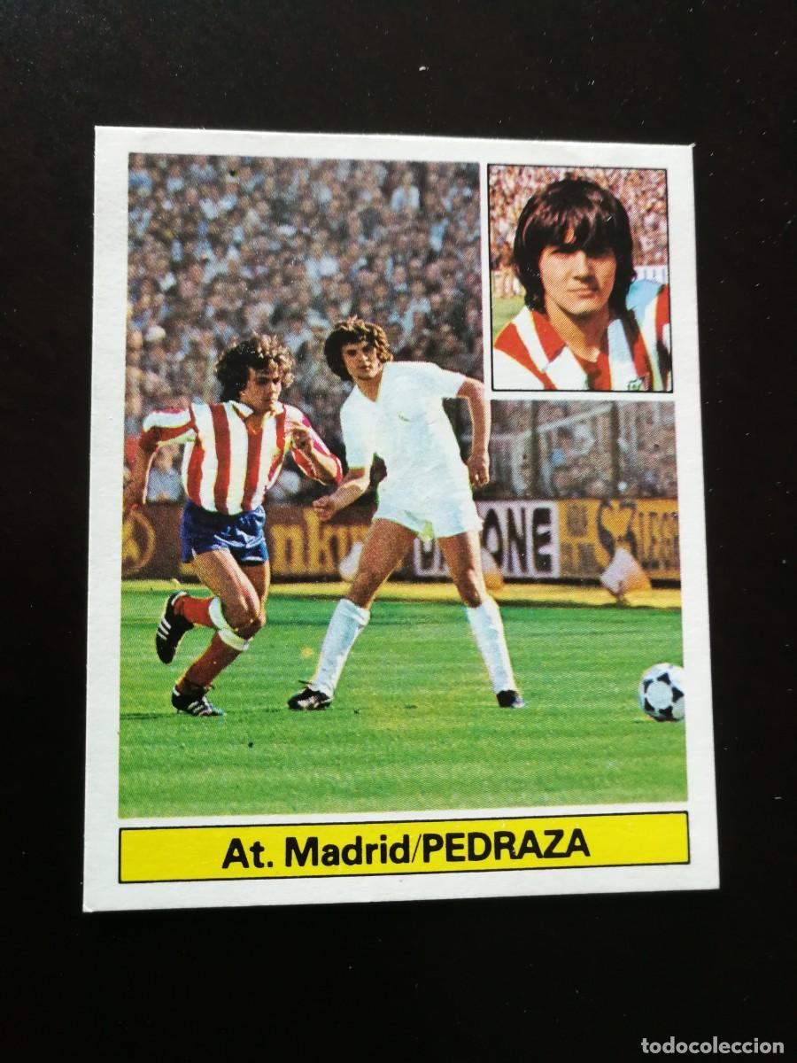 Football Stickers: Pedraza Baja At de Madrid, Este 81/82, 1981-1982 despegado buen estado