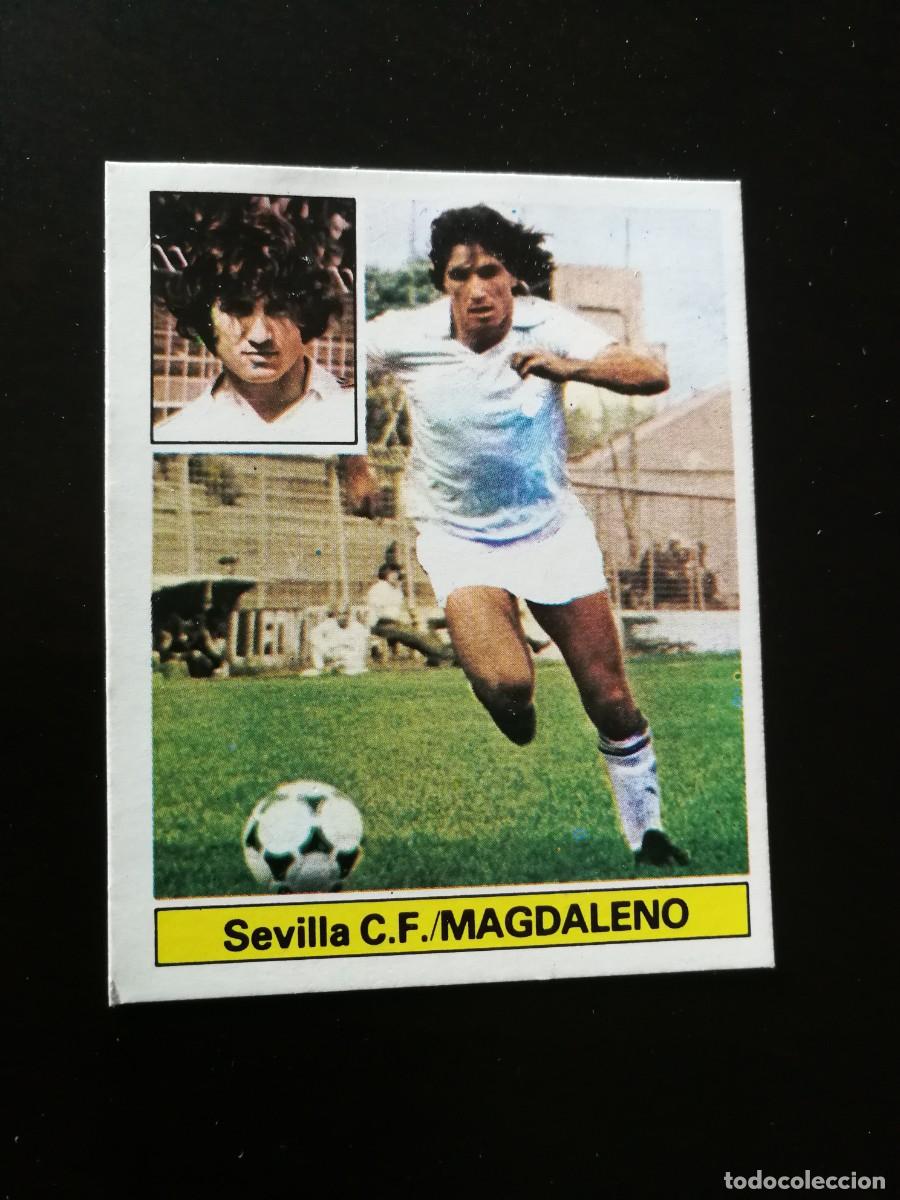 Football Stickers: Magdaleno Sevilla CF Fichaje n&ordm;13 Este 81/82, 1981-1982 despegado buen estado