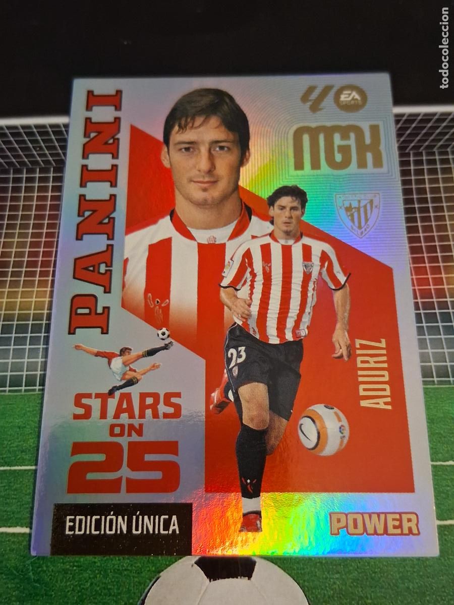 Cromos de f&uacute;tbol: ADURIZ 433P ATHLETIC DE BILBAO STAR 25 EDICION UNICA POWER CROMO FUTBOL MEGACRACKS 2026 2027 26 27