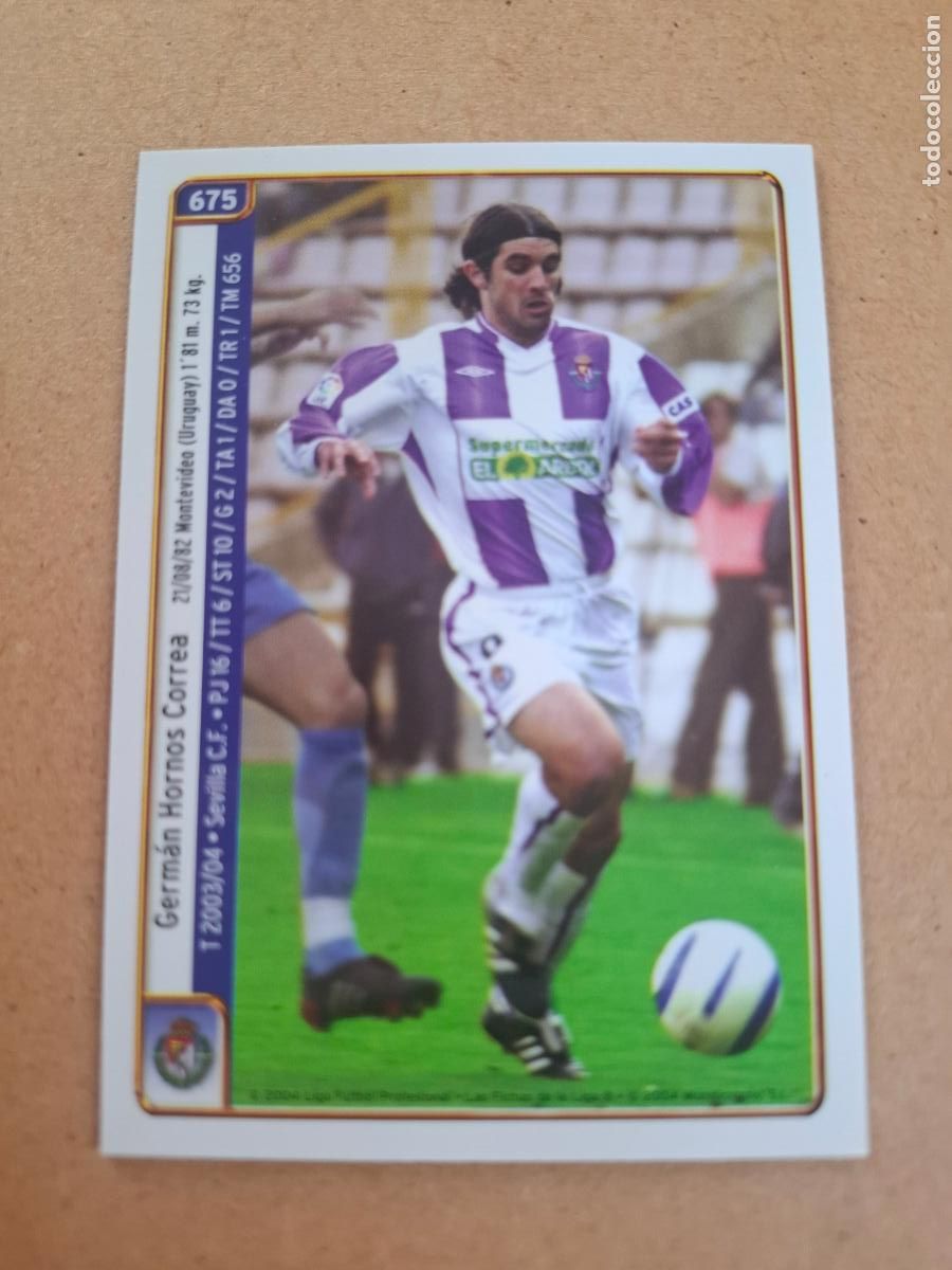 Cromos de f&uacute;tbol: MUNDICROMO 2004 2005 04 05 - 675 HORNOS / V&Iacute;CTOR - REAL VALLADOLID
