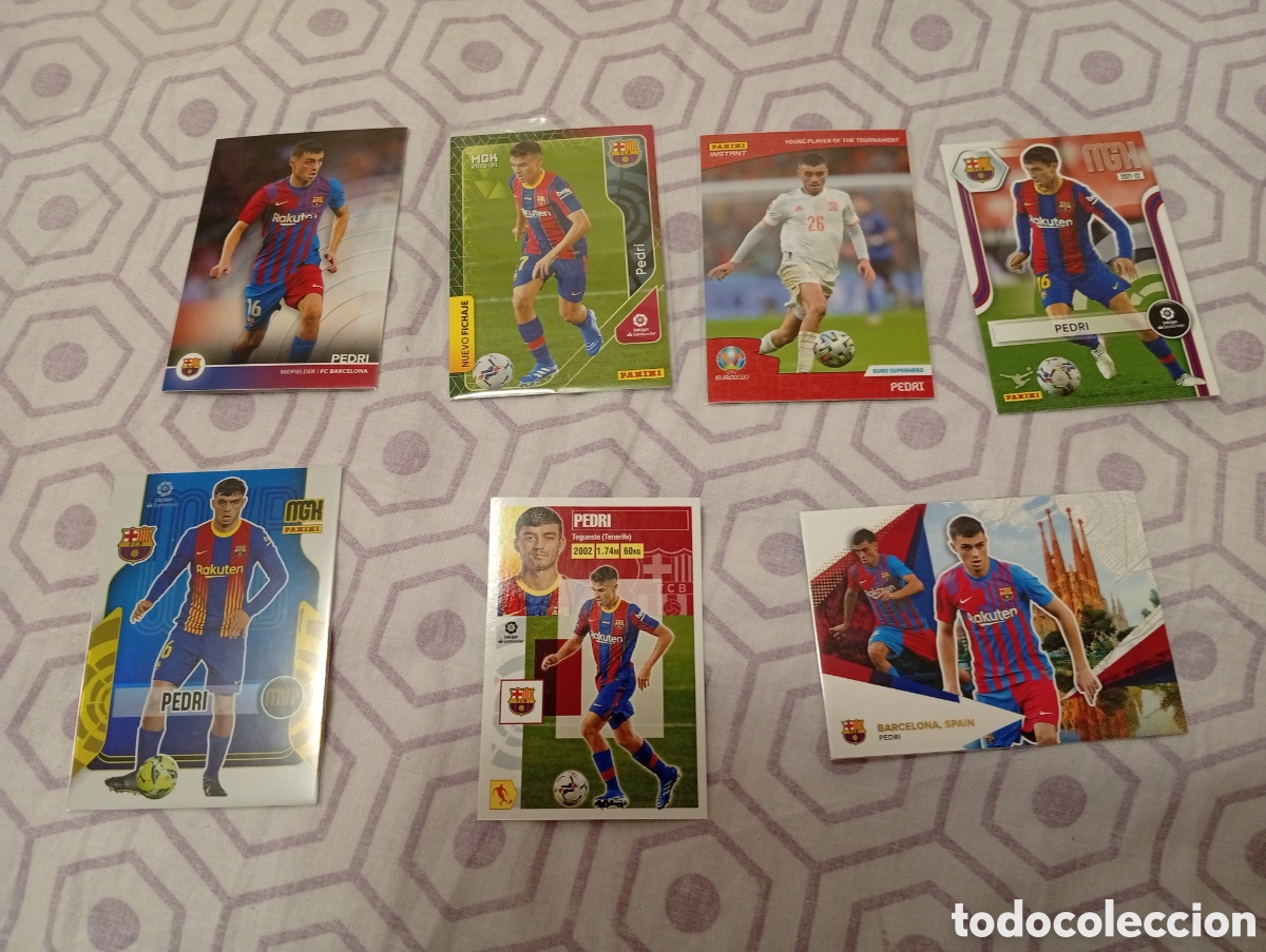 Cromos de f&uacute;tbol: Lote pedri diferentes colecciones