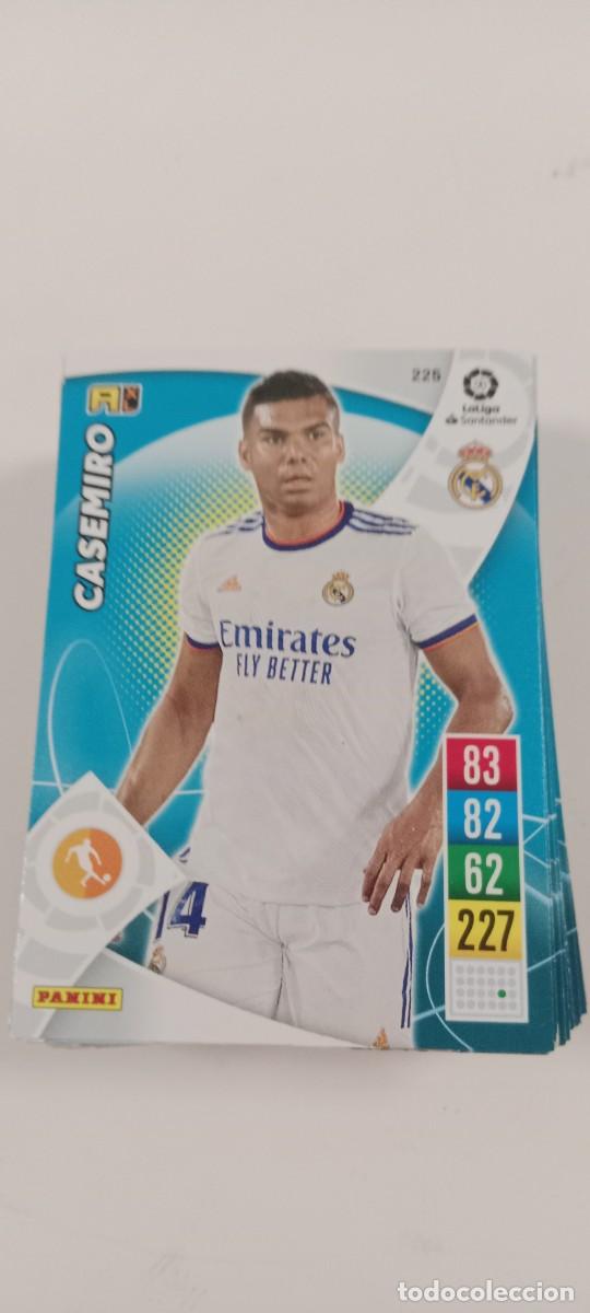 Cromos de f&uacute;tbol: LOTE 18 CROMOS REAL MADRID LOS DE FOTO LIGA FUTBOL PANINI ADRENALYN 2021-2022 21-22 C-VA3