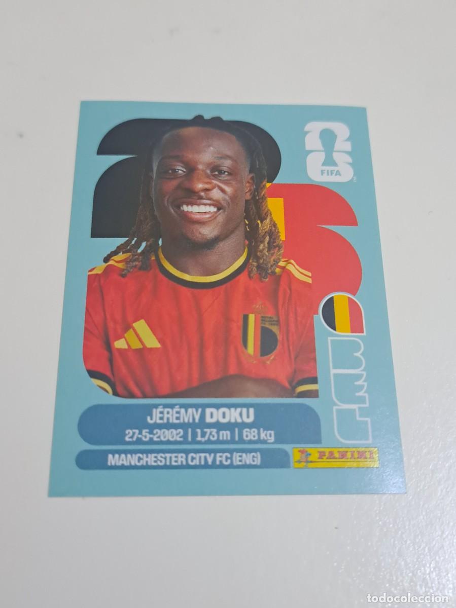 Cromos de f&uacute;tbol: CROMO MUNDIAL 2026 BEL 16 DOKU BELGICA WORLD CUP 2026 PANINI