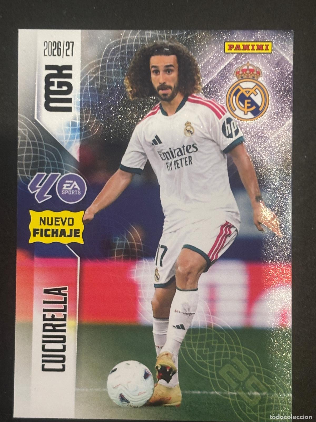 Cromos de f&uacute;tbol: 451 CUCURELLA REAL MADRID NUEVOS FICHAJES 2&ordf; EDICI&Oacute;N MEGACRACKS MGK 26-27 2026-2027