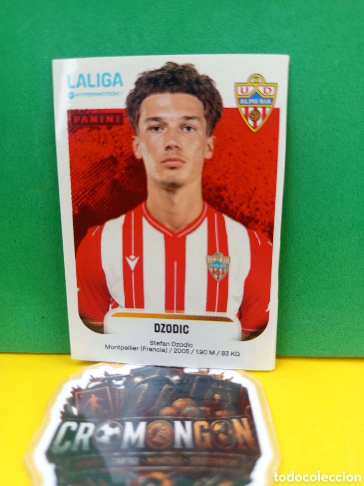 Football Stickers: ❇️ CROMO ⚽ STICKER DZODIC ALMER&Iacute;A 33 BIS LIGA HYPERMOTION 25 26 2025 2026 SIN PEGAR ❇️