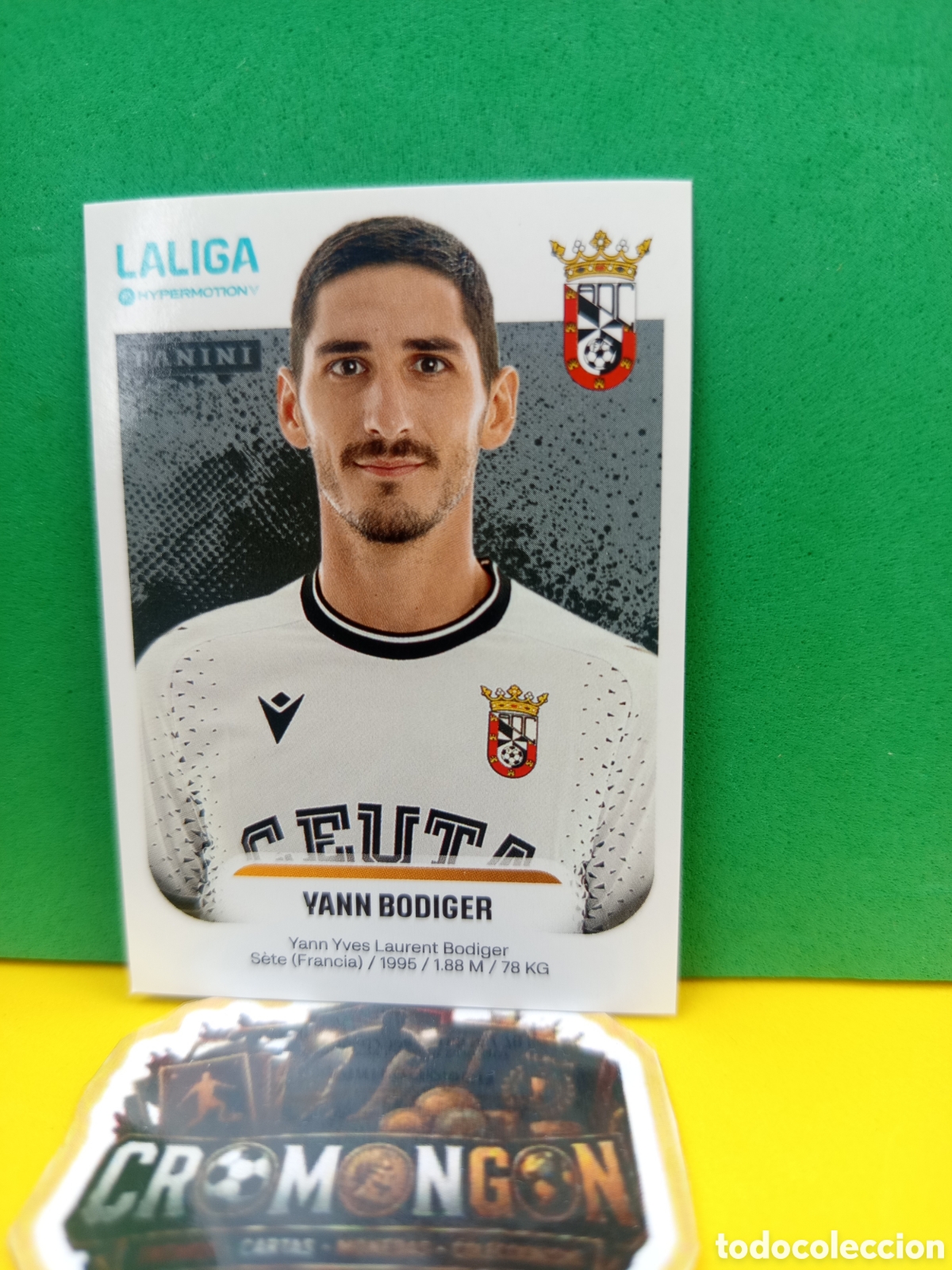 Football Stickers: ❇️ CROMO ⚽ STICKER YAN BODIGER CEUTA LIGA HYPERMOTION 25 26 2025 2026 SIN PEGAR ❇️