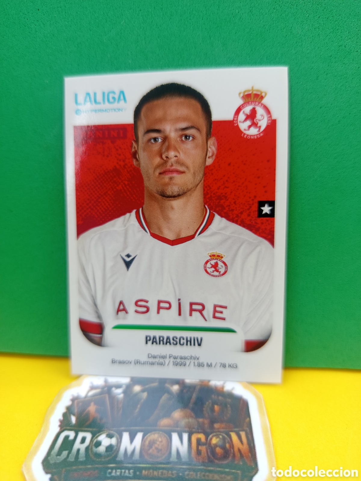 Football Stickers: ❇️ CROMO ⚽ STICKER PARASCHIV CULTURAL LEONESA 170 LIGA HYPERMOTION 25 26 2025 2026 SIN PEGAR ❇️