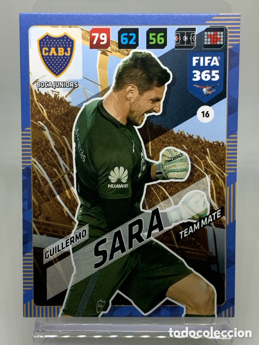 Football Stickers: 16 Guillermo Sara Boca Juniors ADRENALYN XL FIFA 365 2017 2018 17 18 Nordic Edition