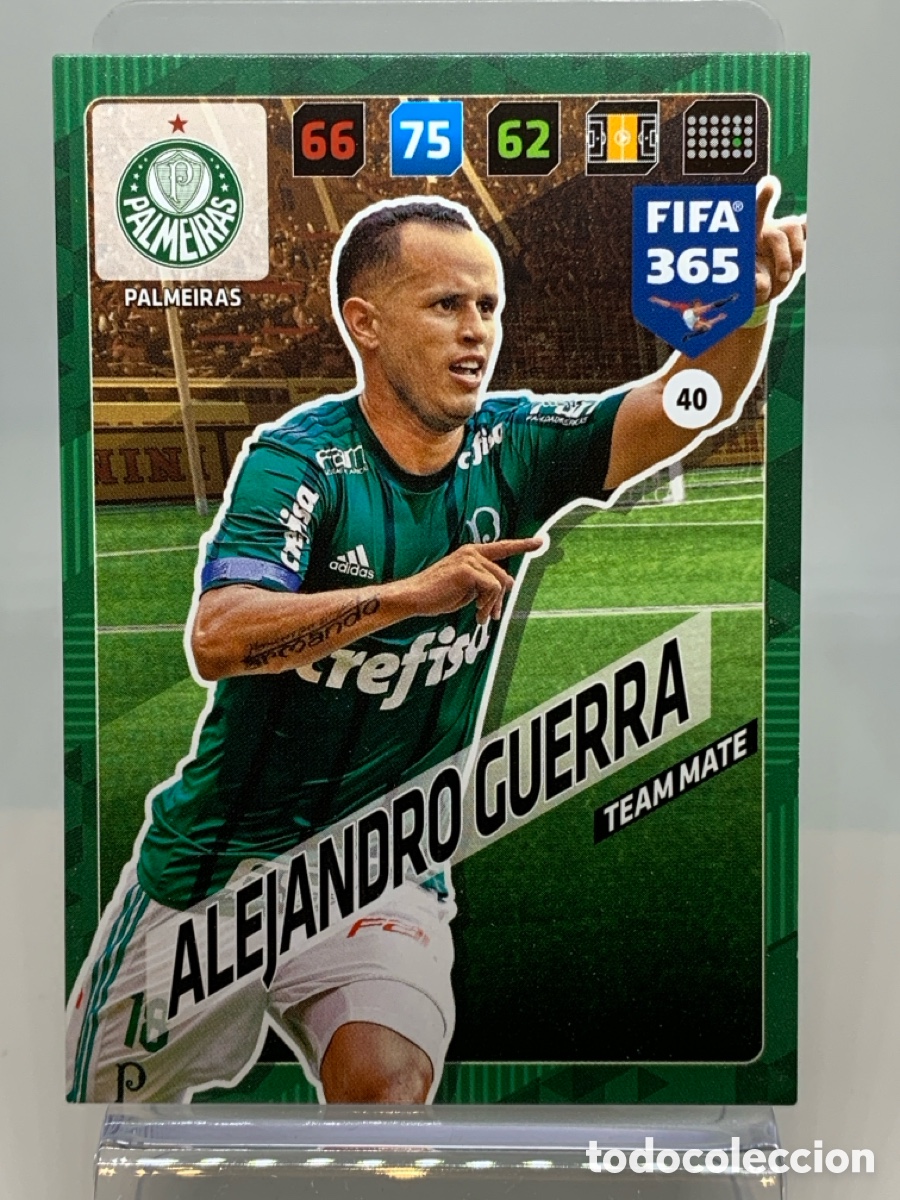 Football Stickers: 40 Alejandro Guerra Palmeiras ADRENALYN XL FIFA 365 2017 2018 17 18 Nordic Edition