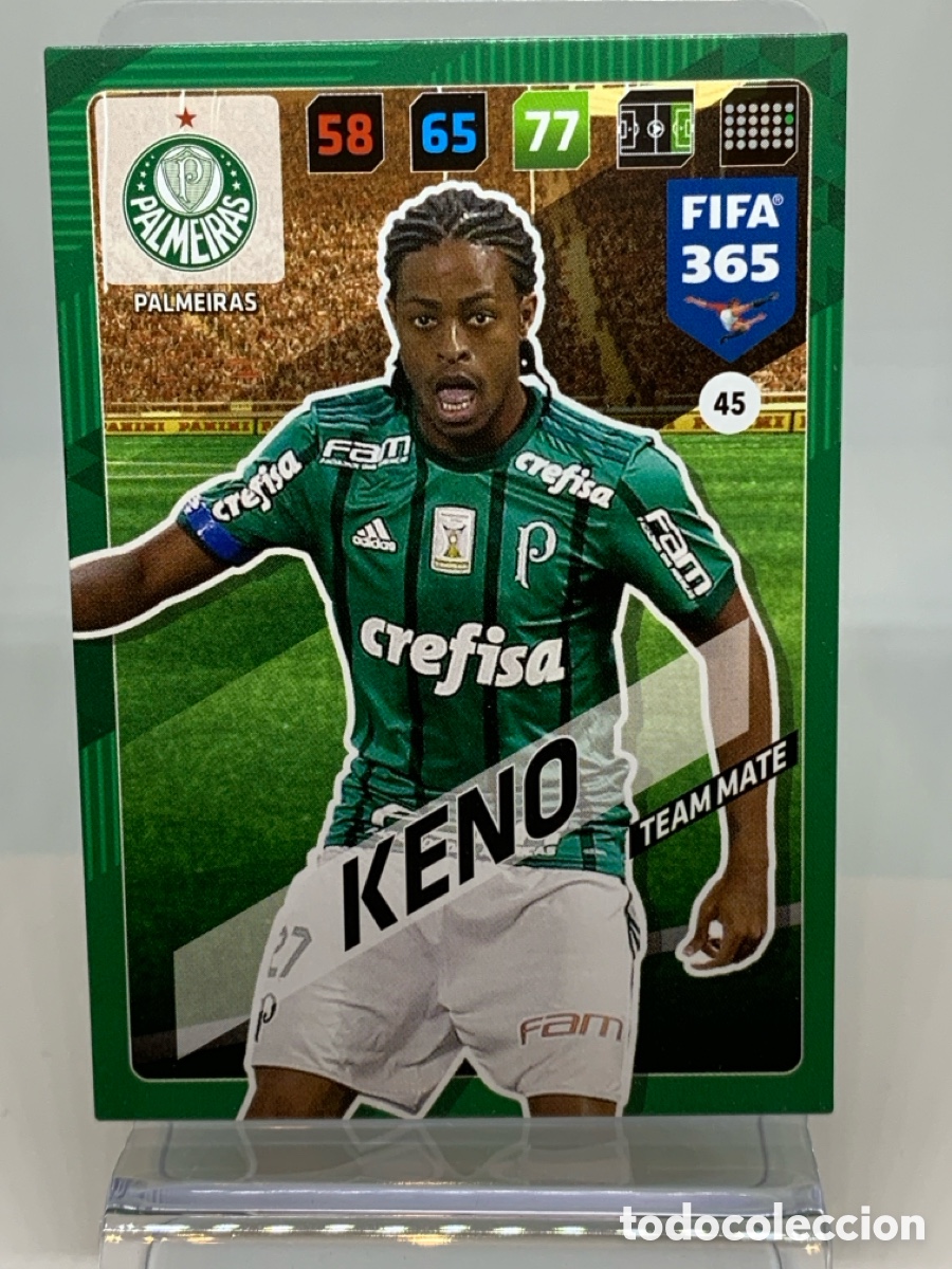 Football Stickers: 45 Keno Palmeiras ADRENALYN XL FIFA 365 2017 2018 17 18 Nordic Edition
