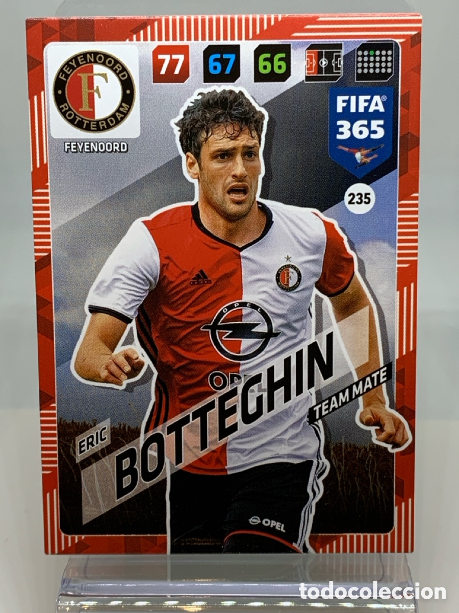 Football Stickers: 235 Eric Botteghin Feyenoord ADRENALYN XL FIFA 365 2017 2018 17 18 Nordic Edition