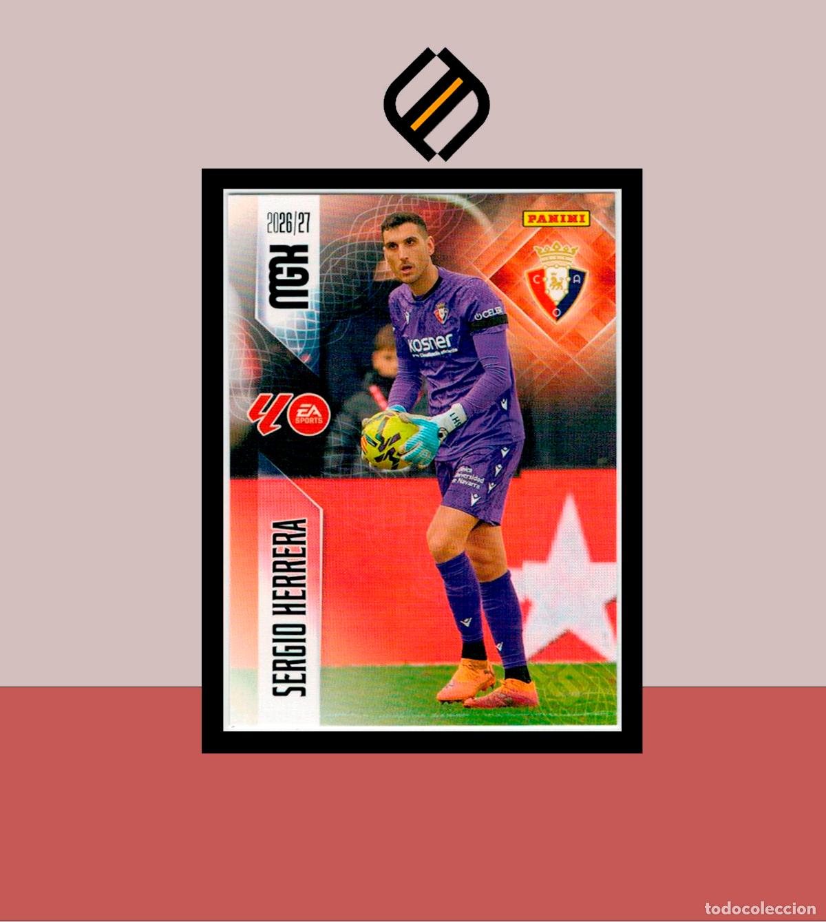 Cromos de f&uacute;tbol: MEGACRACKS 2026 2027 26 27 PANINI N&ordm; 254 SERGIO HERRERA CA OSASUNA COLECCI&Oacute;N ALB&Uacute;M MGK 2 EDICI&Oacute;N
