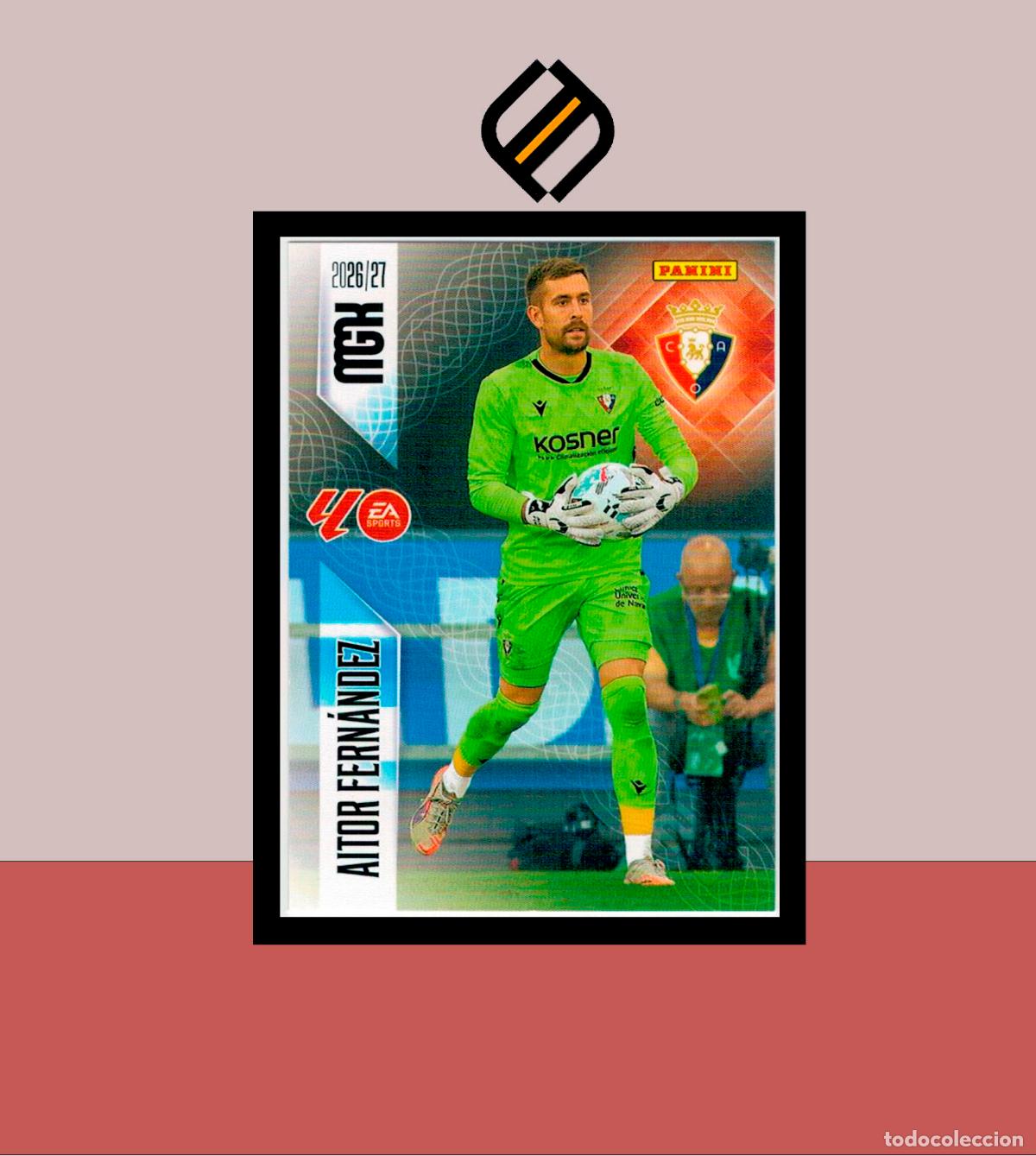 Cromos de f&uacute;tbol: MEGACRACKS 2026 2027 26 27 PANINI N&ordm; 255 AITOR FERN&Aacute;NDEZ CA OSASUNA COLECCI&Oacute;N ALB&Uacute;M MGK 2 EDICI&Oacute;N