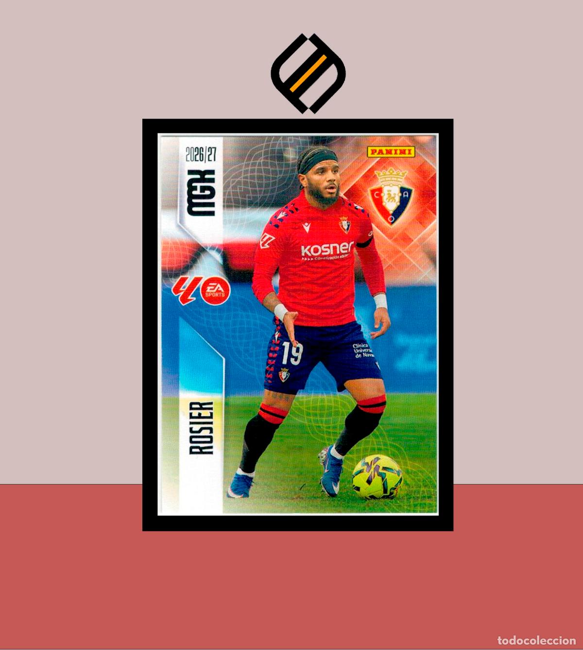 Cromos de f&uacute;tbol: MEGACRACKS 2026 2027 26 27 PANINI N&ordm; 256 ROSIER CA OSASUNA COLECCI&Oacute;N ALB&Uacute;M MGK 2 EDICI&Oacute;N
