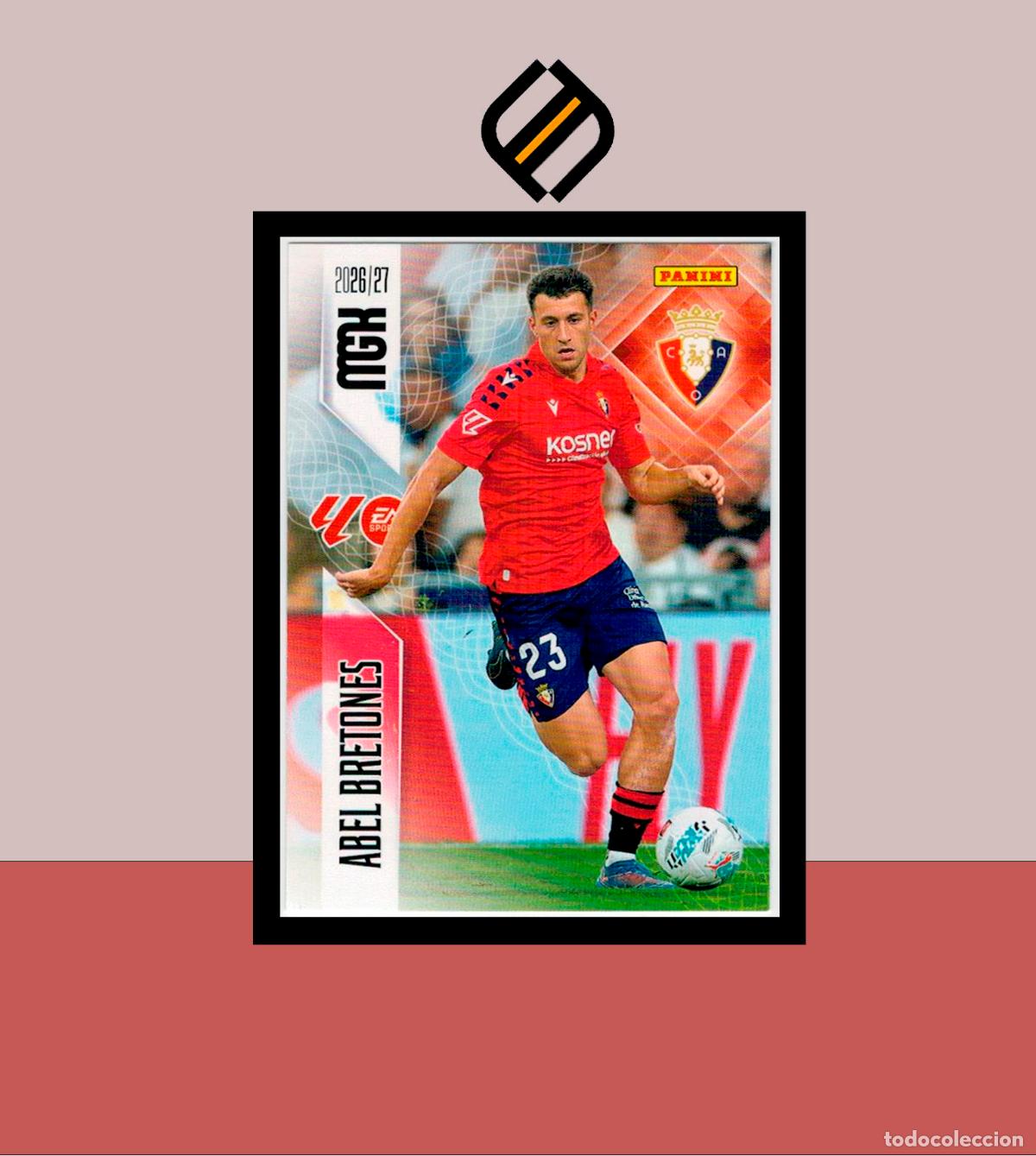 Cromos de f&uacute;tbol: MEGACRACKS 2026 2027 26 27 PANINI N&ordm; 260 ABEL BRETONES CA OSASUNA COLECCI&Oacute;N ALB&Uacute;M MGK 2 EDICI&Oacute;N