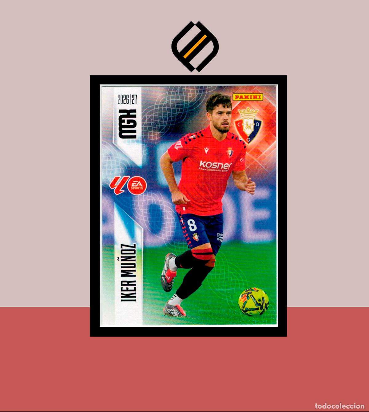 Cromos de f&uacute;tbol: MEGACRACKS 2026 2027 26 27 PANINI N&ordm; 261 IKER MU&Ntilde;OZ CA OSASUNA COLECCI&Oacute;N ALB&Uacute;M MGK 2 EDICI&Oacute;N