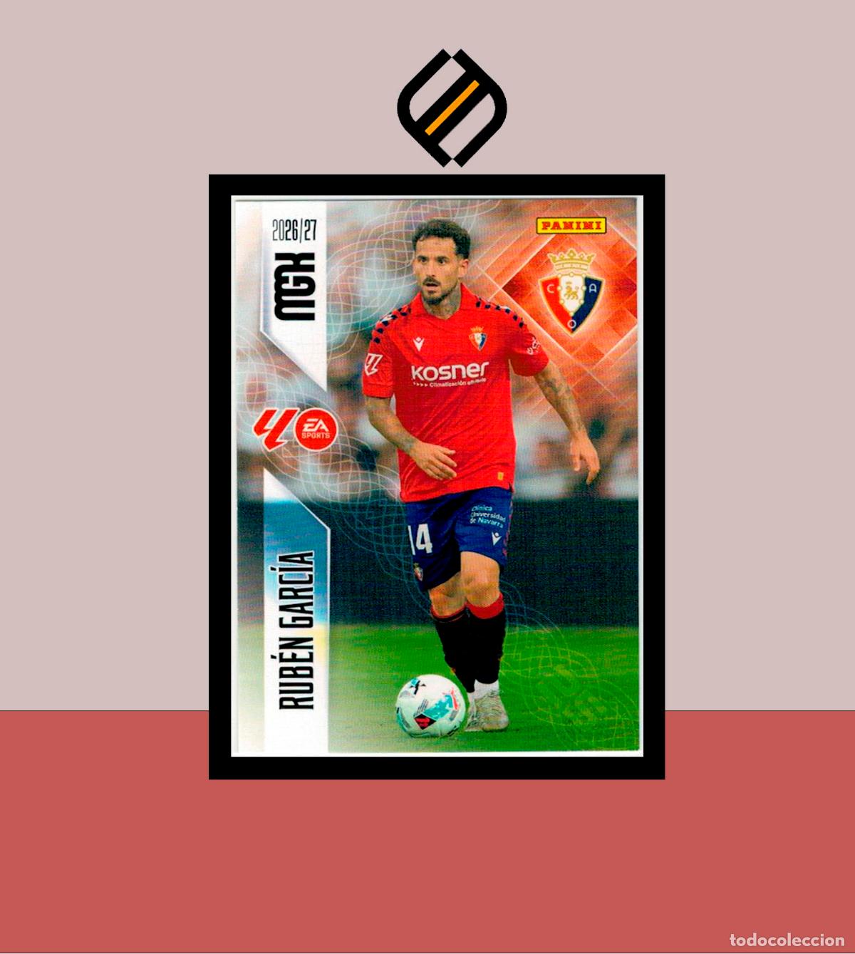 Cromos de f&uacute;tbol: MEGACRACKS 2026 2027 26 27 PANINI N&ordm; 265 RUB&Eacute;N GARC&Iacute;A CA OSASUNA COLECCI&Oacute;N ALB&Uacute;M MGK 2 EDICI&Oacute;N