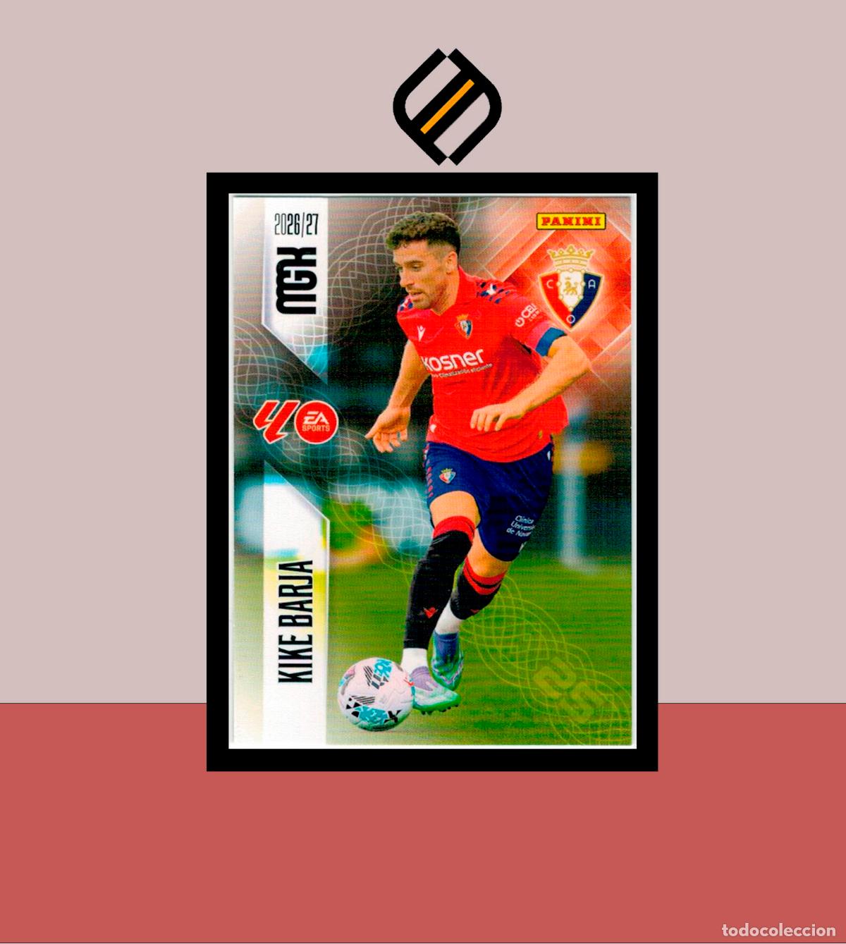 Cromos de f&uacute;tbol: MEGACRACKS 2026 2027 26 27 PANINI N&ordm; 268 KIKE BARJA CA OSASUNA COLECCI&Oacute;N ALB&Uacute;M MGK 2 EDICI&Oacute;N