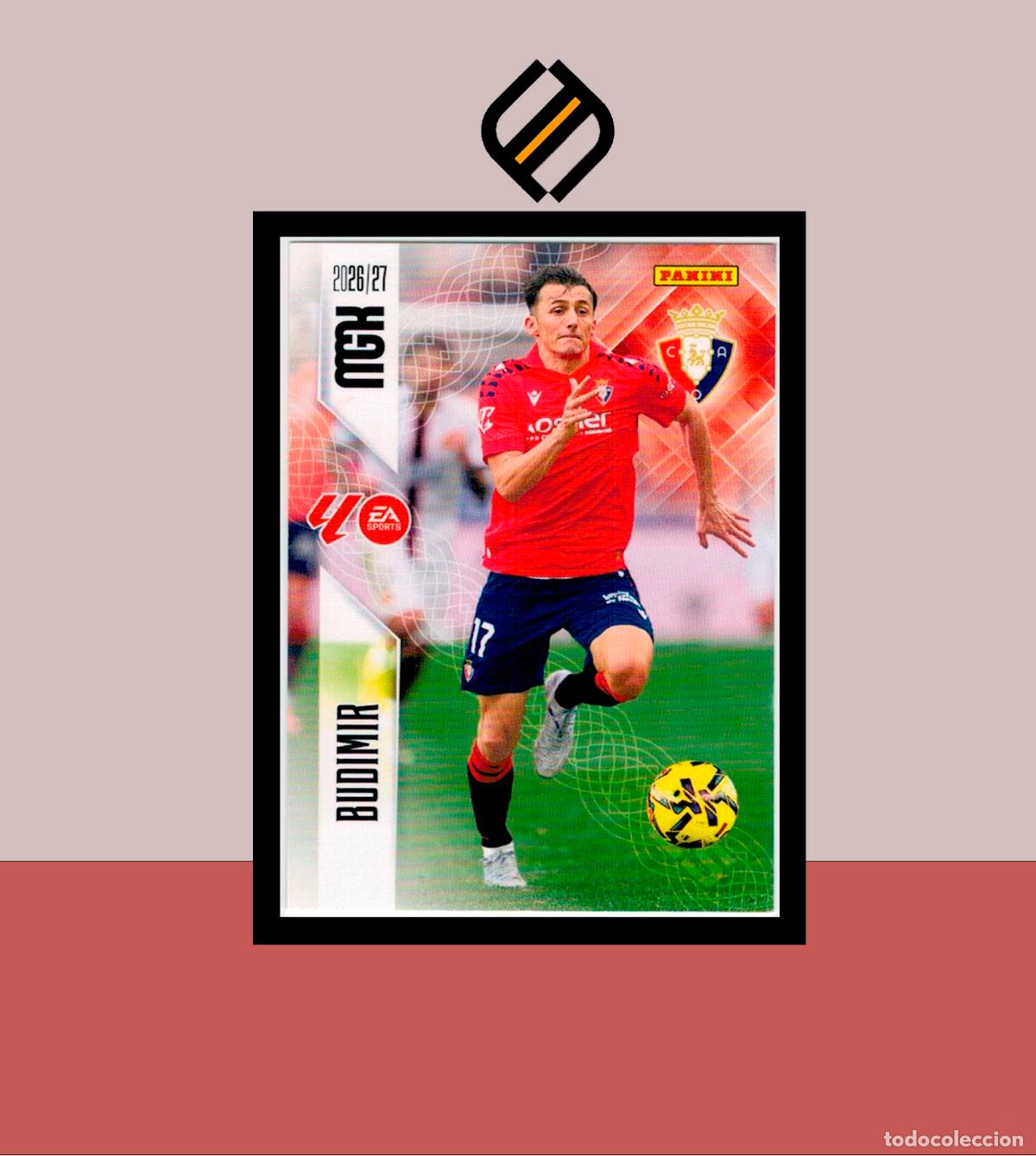Cromos de f&uacute;tbol: MEGACRACKS 2026 2027 26 27 PANINI N&ordm; 270 BUDIMIR CA OSASUNA COLECCI&Oacute;N ALB&Uacute;M MGK 2 EDICI&Oacute;N