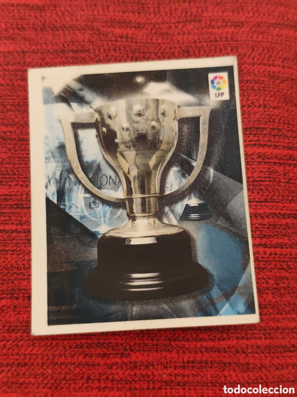 Cromos de f&uacute;tbol: 1 TROFEO COPA LIGA SUPERLIGA DE ESTRELLAS 2002 2003