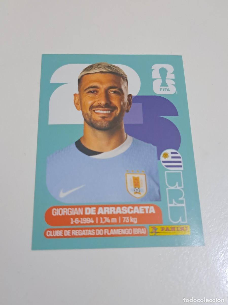 Cromos de f&uacute;tbol: CROMO MUNDIAL 2026 URU 11 DE ARRASCAETA URUGUAY WORLD CUP 2026 PANINI