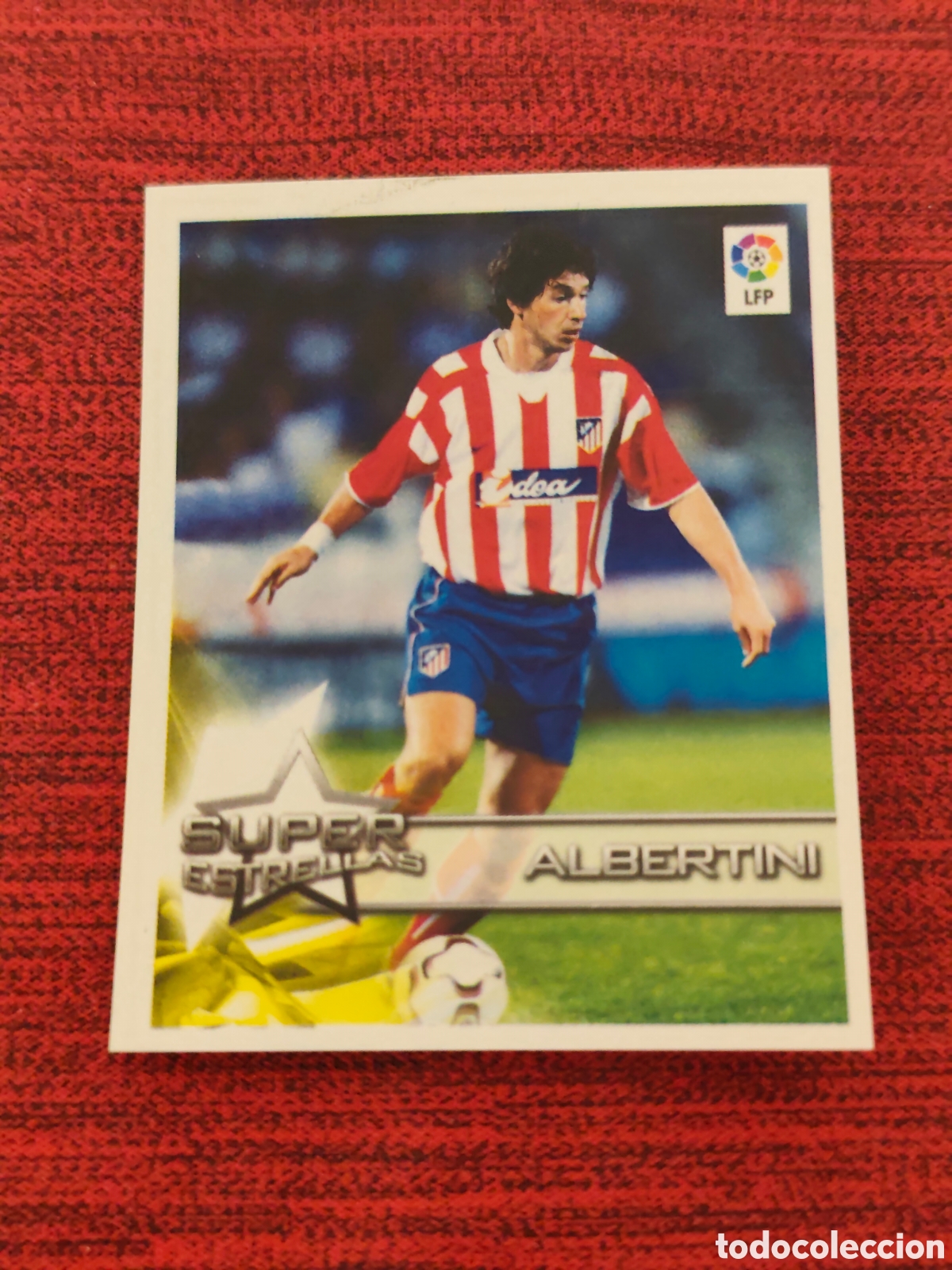 Cromos de f&uacute;tbol: 4 ALBERTINI ATL&Eacute;TICO MADRID SUPERLIGA DE ESTRELLAS 2002 2003