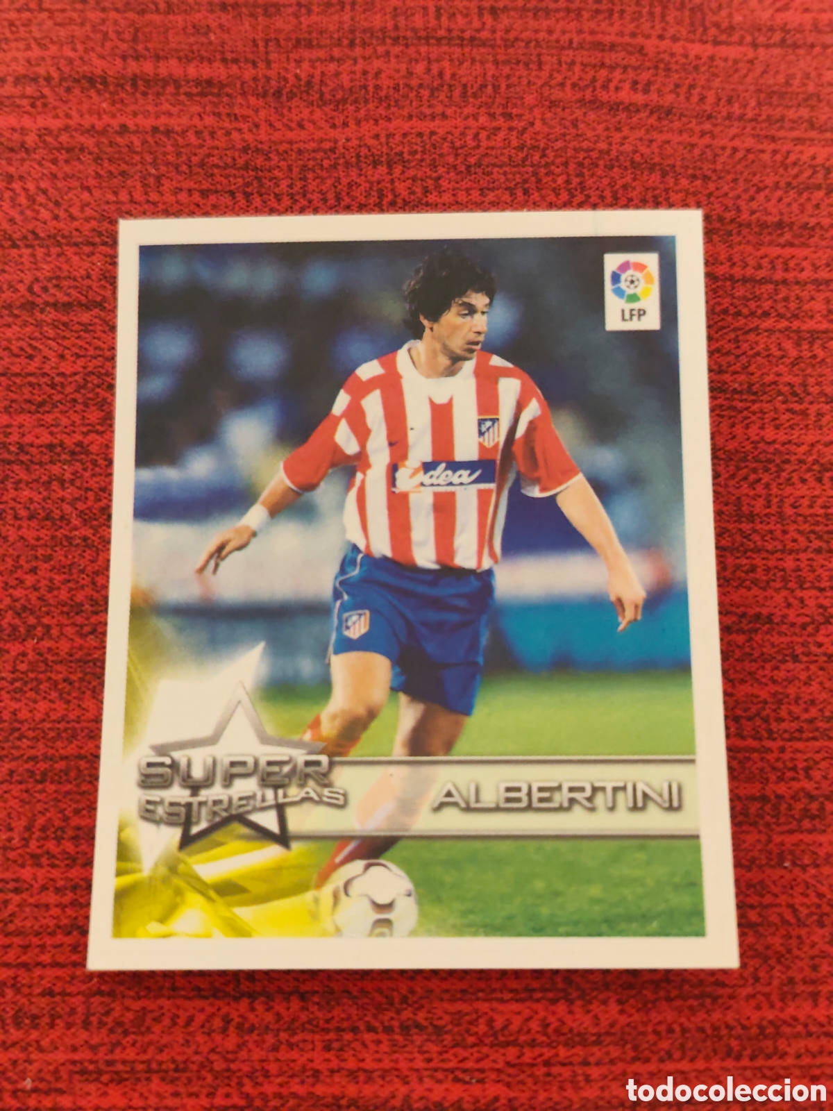 Cromos de f&uacute;tbol: 4 ALBERTINI ATL&Eacute;TICO MADRID SUPERLIGA DE ESTRELLAS 2002 2003