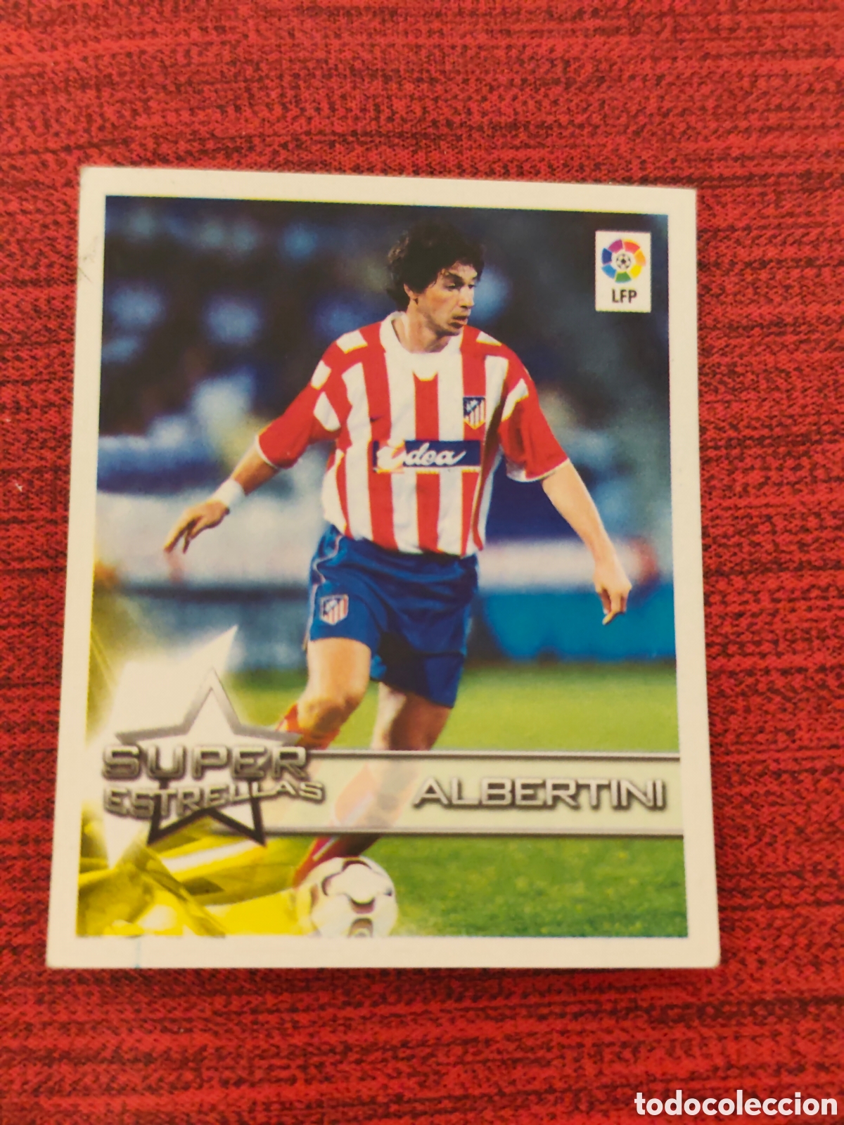 Cromos de f&uacute;tbol: 4 ALBERTINI ATL&Eacute;TICO MADRID SUPERLIGA DE ESTRELLAS 2002 2003