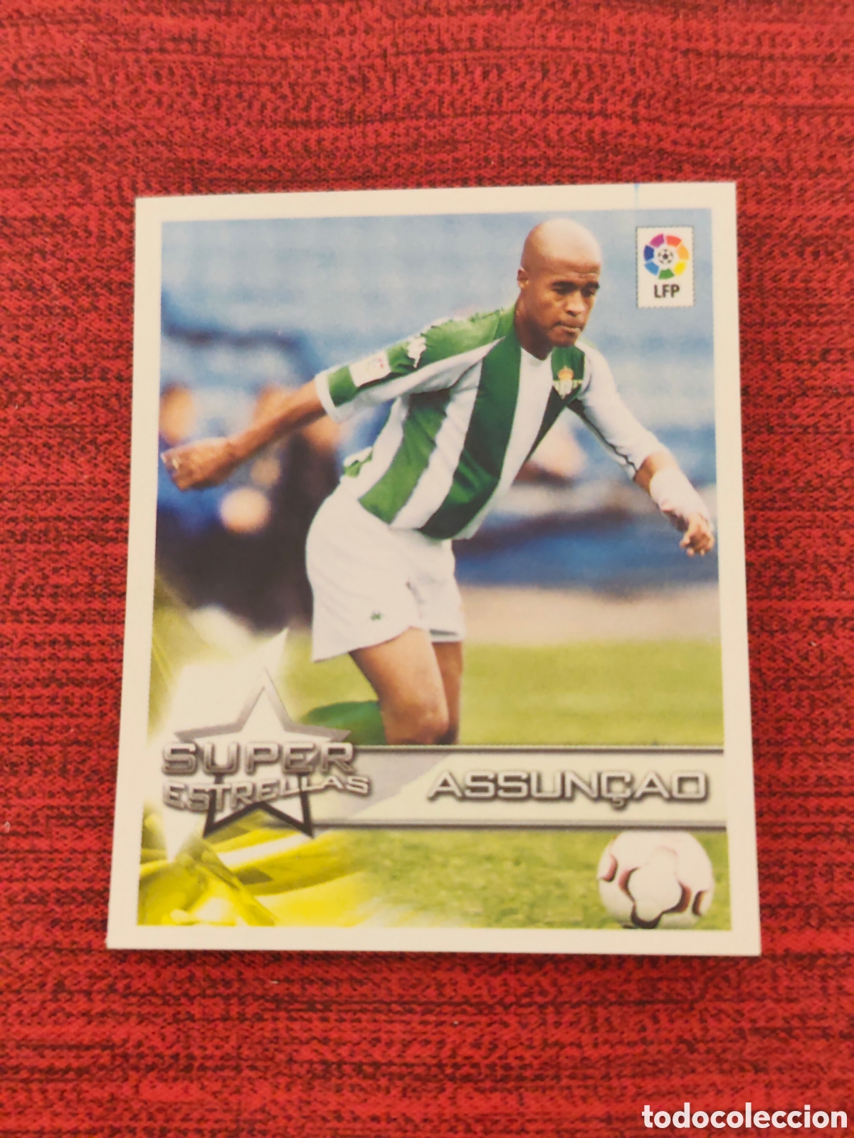 Cromos de f&uacute;tbol: 5 ASSUN&Ccedil;AO REAL BETIS SUPERLIGA DE ESTRELLAS 2002 2003